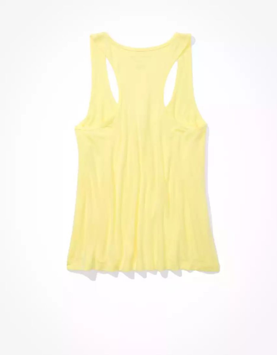 Debardeur American Eagle AE Soft & Sexy Flowy Jaune Femme | QMX-60495803